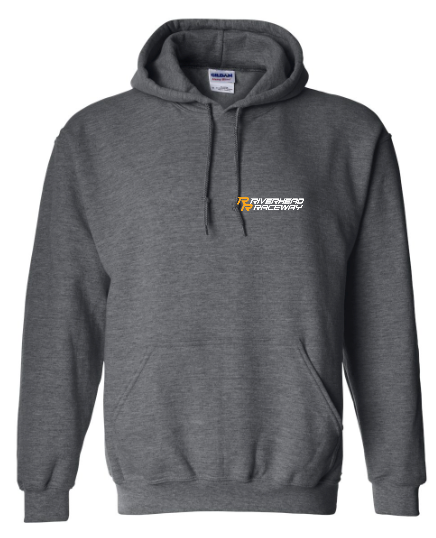Modified Circle Logo Hooded Sweatshirt - Dark Gray