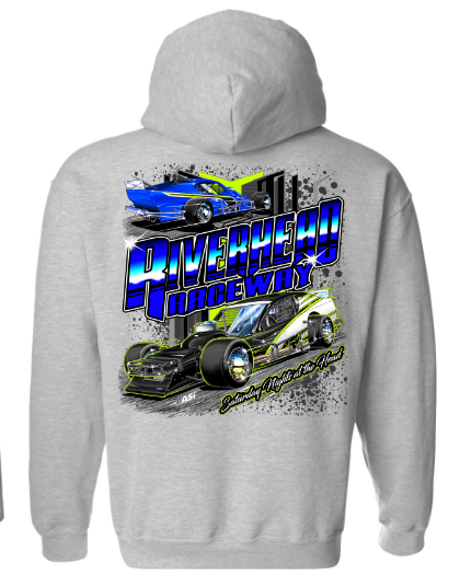 Saturday Night Zip Up Hoodie - Gray