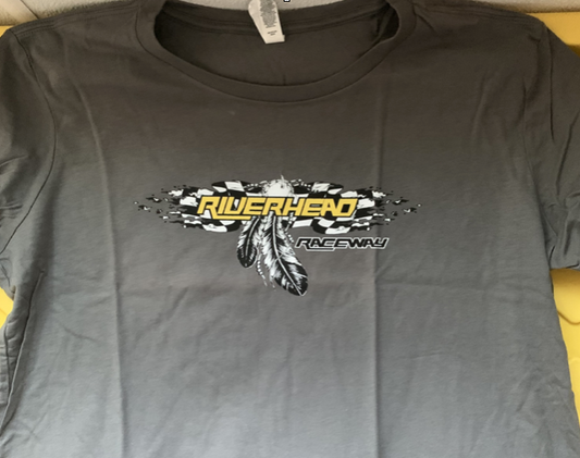 Women's Feather T-Shirt- Gray