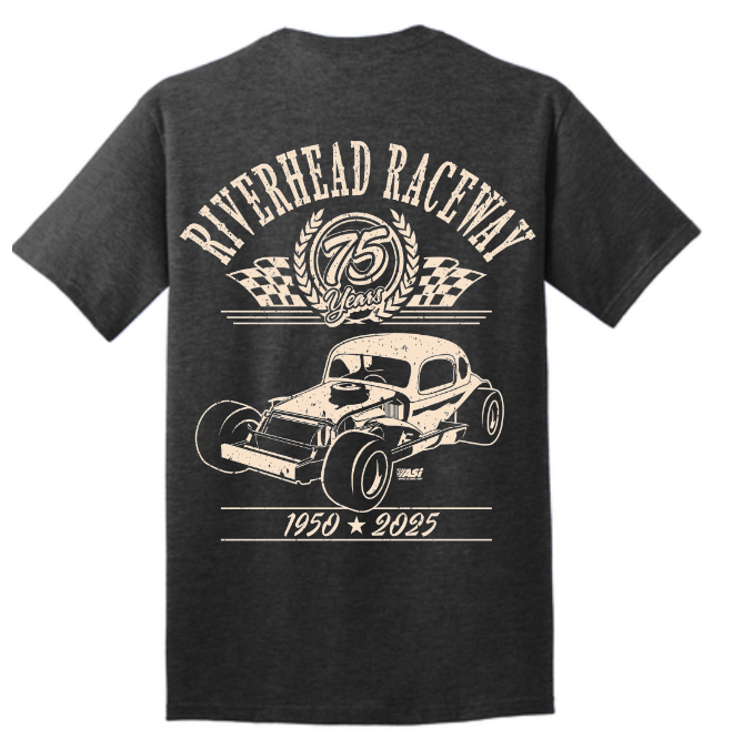 75th Vintage Black T shirt