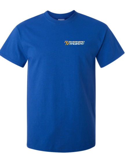 Riverhead Raceway "Modified Circle Logo" T-shirt - Royal Blue