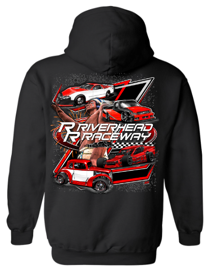 Riverhead Raceway "2024 Classes" Hooded Sweatshirt - Black