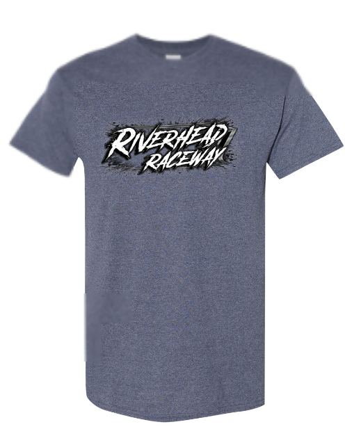 Riverhead Raceway "Monster Trucks & Busses" T-shirt - Heather Navy