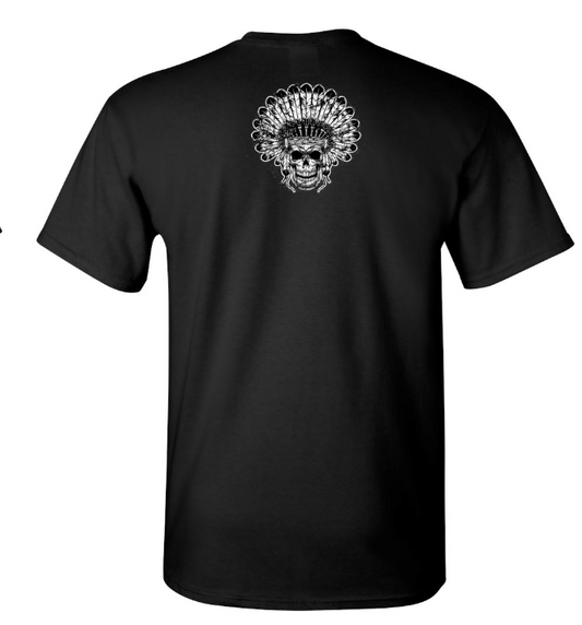 Riverhead Raceway "Biker Skull" T-shirt - Black