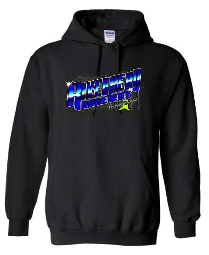 Riverhead Raceway "Saturday Night" Hooded Sweatshirt - Black