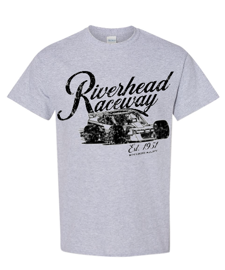 Riverhead Raceway Vintage T-shirt - Grey