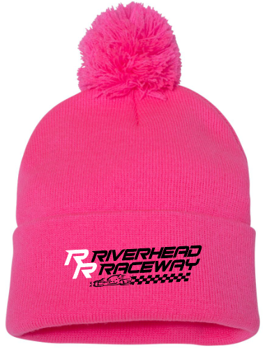 Riverhead Raceway Pompom Beanie - Pink